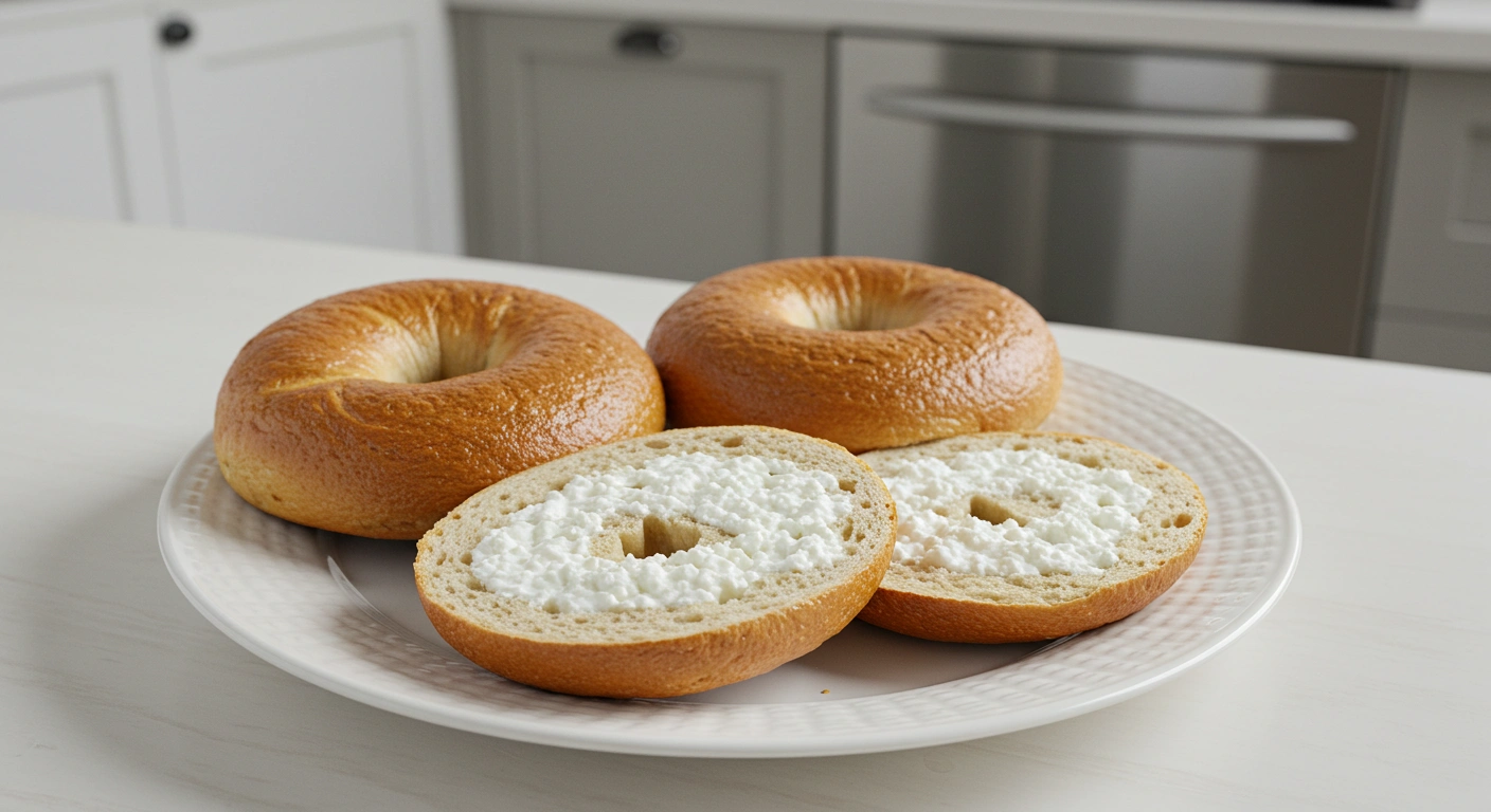 High Protein Cottage Cheese Bagels - tertiary view